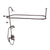 Barclay 4065-ML2 Elephant Spout Shower Unit Riser Shower Head Hand Shower Lever Holder