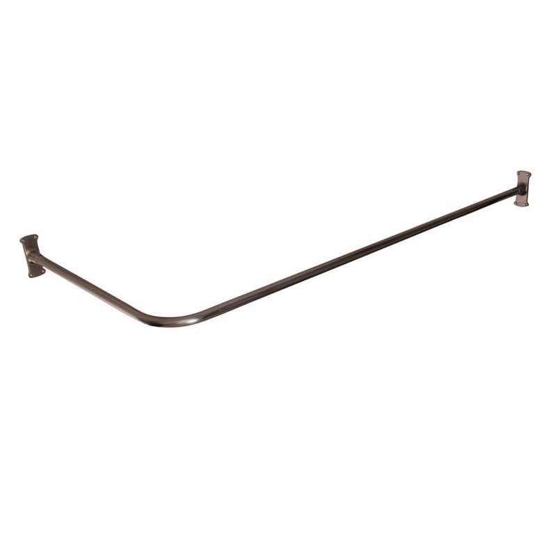 Barclay 4123-48 48 Corner Shower Curtain Rod With Flanges - Parent