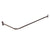 Barclay 4123-48 48 Corner Shower Curtain Rod With Flanges