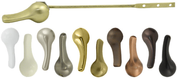Westbrass D4142 Front Mount Tank Lever with Heavy Brass Rod and Zinc Housing and Nut - Parent