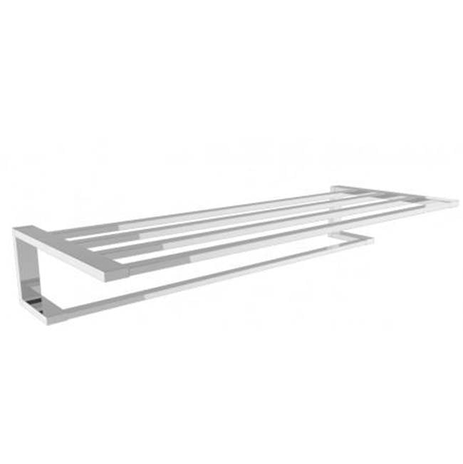 Kartners 422442 Naples Towel Shelf With Towel Bar 24" - Parent
