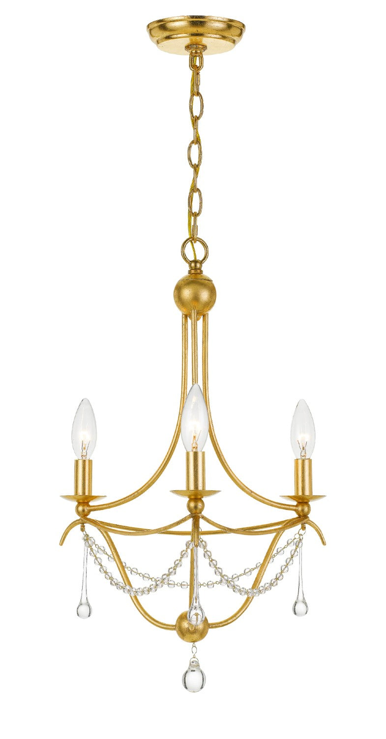 Crystorama 423 Metro 3 Light Mini Chandelier - Parent