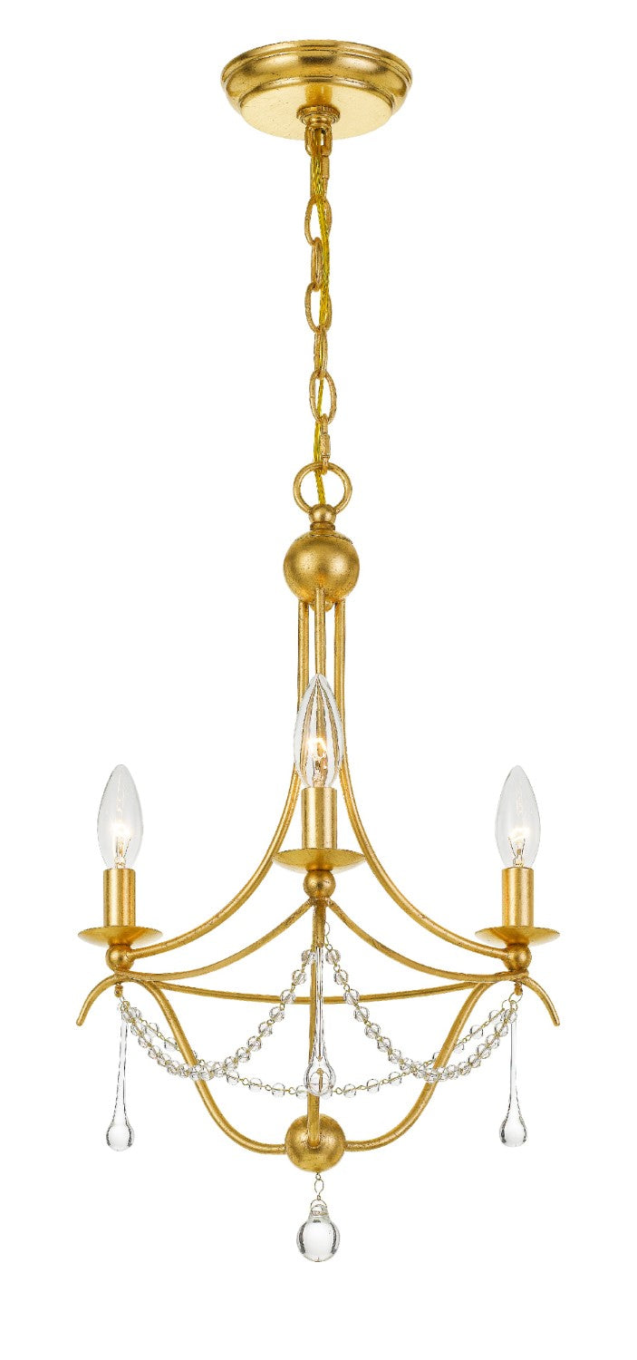 Crystorama 423 Metro 3 Light Mini Chandelier - Parent