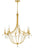 Crystorama 428 Metro 8 Light Crystal Beads Chandelier - Parent