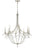 Crystorama 428 Metro 8 Light Crystal Beads Chandelier