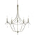 Crystorama 435-SA Metro 5 Light Crystal Chandelier - Antique Silver