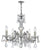 Crystorama 4376-CL-MWP Maria Theresa 5 Light Hand Cut Crystal Mini Chandelier - Parent
