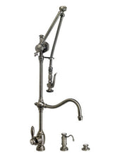 Load image into Gallery viewer, Waterstone 4400-3 Traditional Gantry Pulldown Faucet - Hook Spout 3pc. Suite