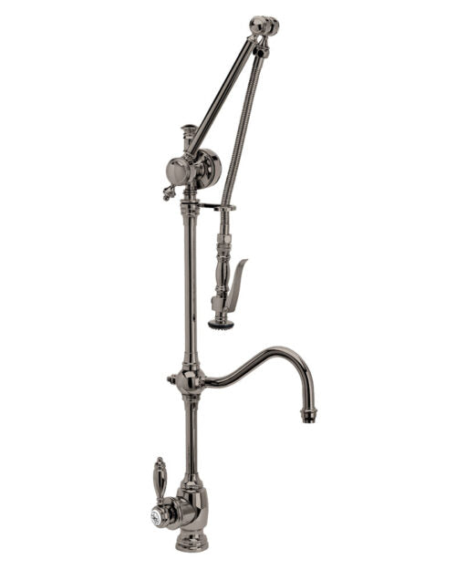 Waterstone 4400 Traditional Gantry Pulldown Faucet - Hook Spout