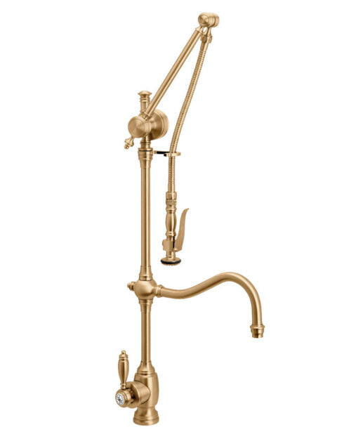 Waterstone 4400 Traditional Gantry Pulldown Faucet - Hook Spout