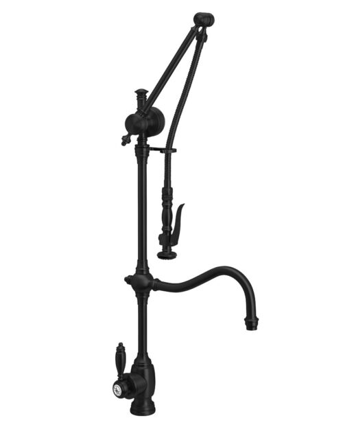 Waterstone 4400 Traditional Gantry Pulldown Faucet - Hook Spout