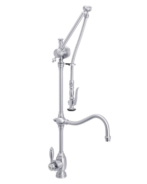 Waterstone 4400 Traditional Gantry Pulldown Faucet - Hook Spout