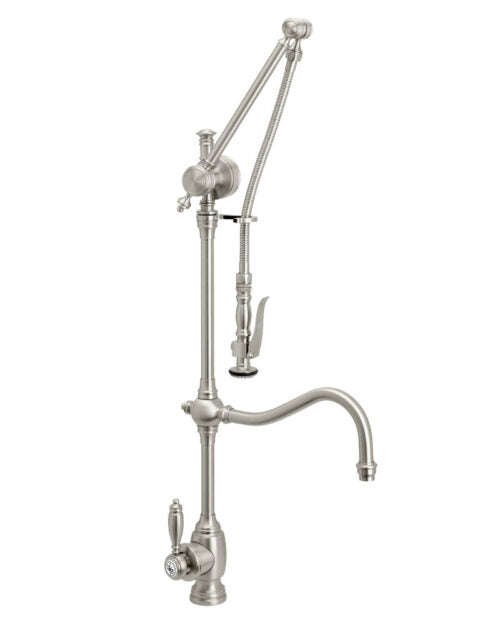 Waterstone 4400 Traditional Gantry Pulldown Faucet - Hook Spout