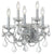 Crystorama 4404-CL-MWP Maria Theresa 5 Light Hand Cut Crystal Wall Mount - Parent