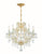 Crystorama 4405-CL-SAQ Maria Theresa 6 Light Spectra Crystal Mini Chandelier