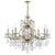Crystorama 4408-CL-MWP Maria Theresa 9 Light Hand Cut Crystal Chandelier