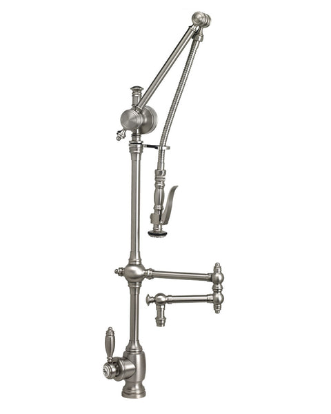 Waterstone 4410-12 Traditional Gantry Pulldown Faucet - 12" Articulated Spout