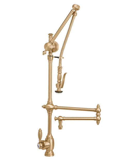 Waterstone 4410-18 Traditional Gantry Pulldown Faucet - 18" Articulated Spout