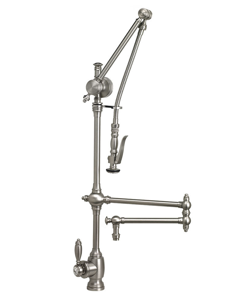 Waterstone 4410-18 Traditional Gantry Pulldown Faucet - 18" Articulated Spout - Parent