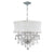 Crystorama 4415-SMW-CLM Brentwood 6 Light Crystal Drum Shade Mini Chandelier - Parent