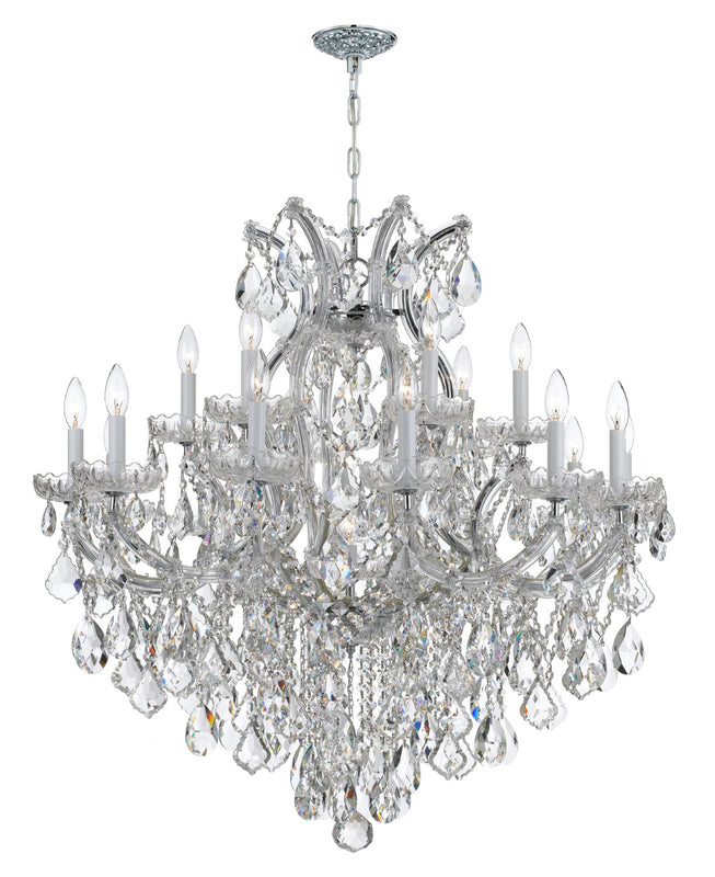 Crystorama 4418-CL-MWP Maria Theresa 19 Light Hand Cut Crystal Chandelier - Parent