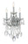 Crystorama 4423-CL-SAQ Maria Theresa 3 Light Spectra Crystal Wall Mount - Parent