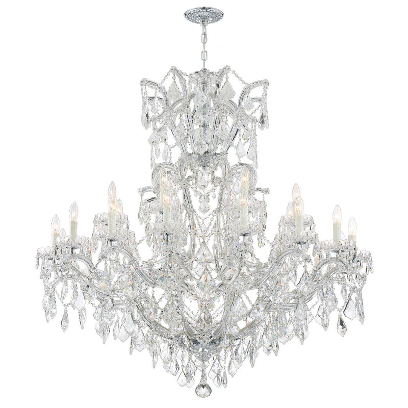 Crystorama 4424-CL-MWP Maria Theresa 25 Light Hand Cut Crystal Chandelier - Parent