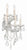 Crystorama 4425-CL-MWP Maria Theresa 5 Light Hand Cut Crystal Wall Mount - Parent