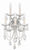 Crystorama 4425-CL-MWP Maria Theresa 5 Light Hand Cut Crystal Wall Mount - Parent