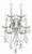 Crystorama 4425-CL-S Maria Theresa 5 Light Swarovski Strass Crystal Wall Mount - Parent