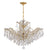 Crystorama 4439-CL-SAQ Maria Theresa 6 Light Spectra Crystal Chandelier