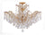 Crystorama 4439-CL-SAQ_CEILING Maria Theresa 6 Light Spectra Crystal Ceiling Mount