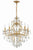 Crystorama 4455-GA-CL-MWP Filmore 6 Light Hand Cut Crystal Chandelier - Antique Gold
