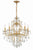 Crystorama 4455-GA-CL-S Filmore 6 Light Swarovski Strass Crystal Chandelier - Antique Gold