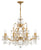 Crystorama 4456-GA-CL-MWP Filmore 12 Light Chandelier - Antique Gold