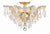 Crystorama 4457-GA-CL-MWP Filmore 5 Light Hand Cut Crystal Ceiling Mount - Antique Gold