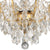 Crystorama 4457-GA-CL-MWP Filmore 5 Light Hand Cut Crystal Ceiling Mount - Antique Gold