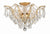 Crystorama 4457-GA-CL-S Filmore 5 Light Swarovski Strass Crystal Ceiling Mount - Antique Gold