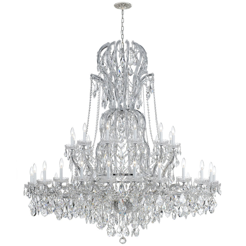 Crystorama 4460-CL-MWP Maria Theresa 37 Light Hand Cut Crystal Chandelier - Parent
