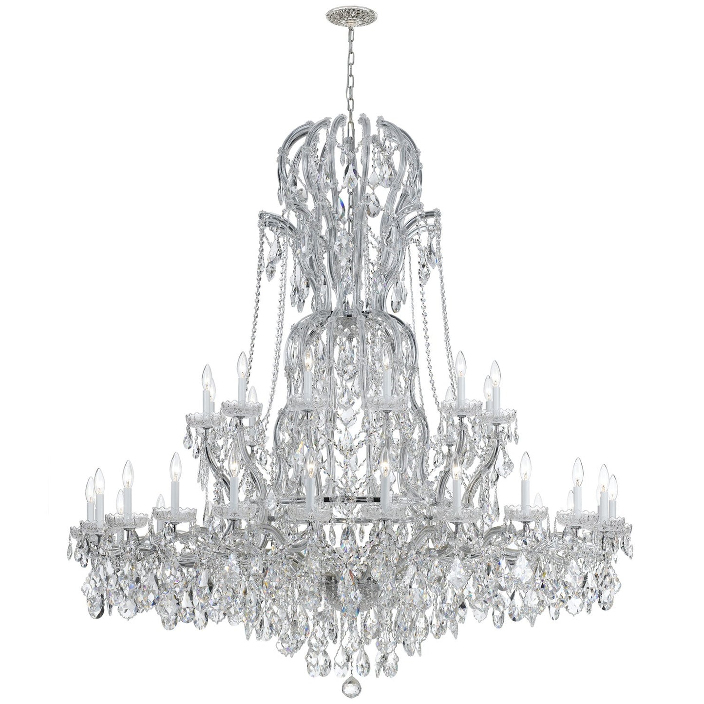 Crystorama 4460-CL-S Maria Theresa 37 Light Clear Crystal Chandelier - Parent