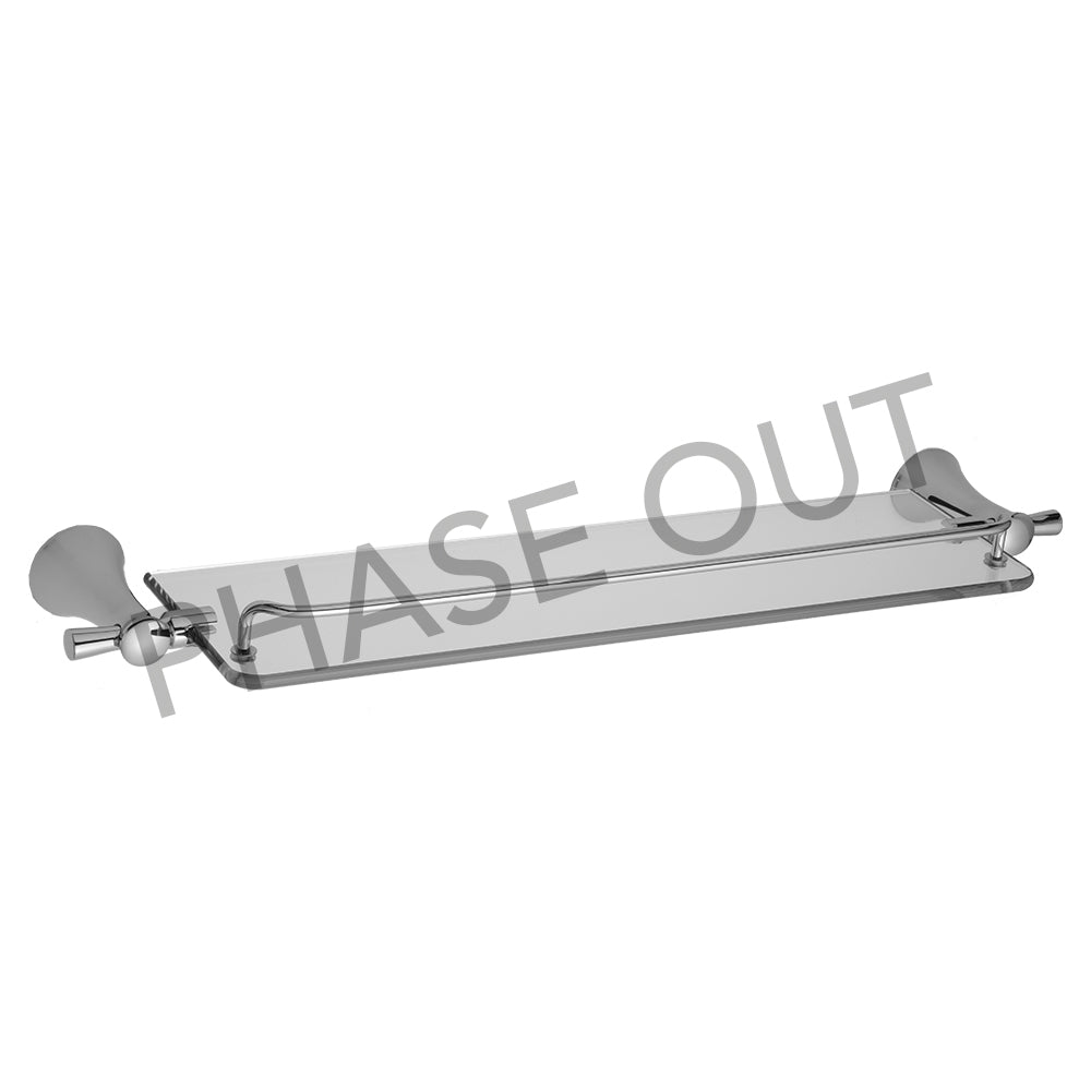Jaclo 4460-GSW Cranford Glass Shelf With Wire Rail - Parent