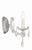 Crystorama 4471-CL-MWP Maria Theresa 1 Light Hand Cut Crystal Wall Mount - Parent