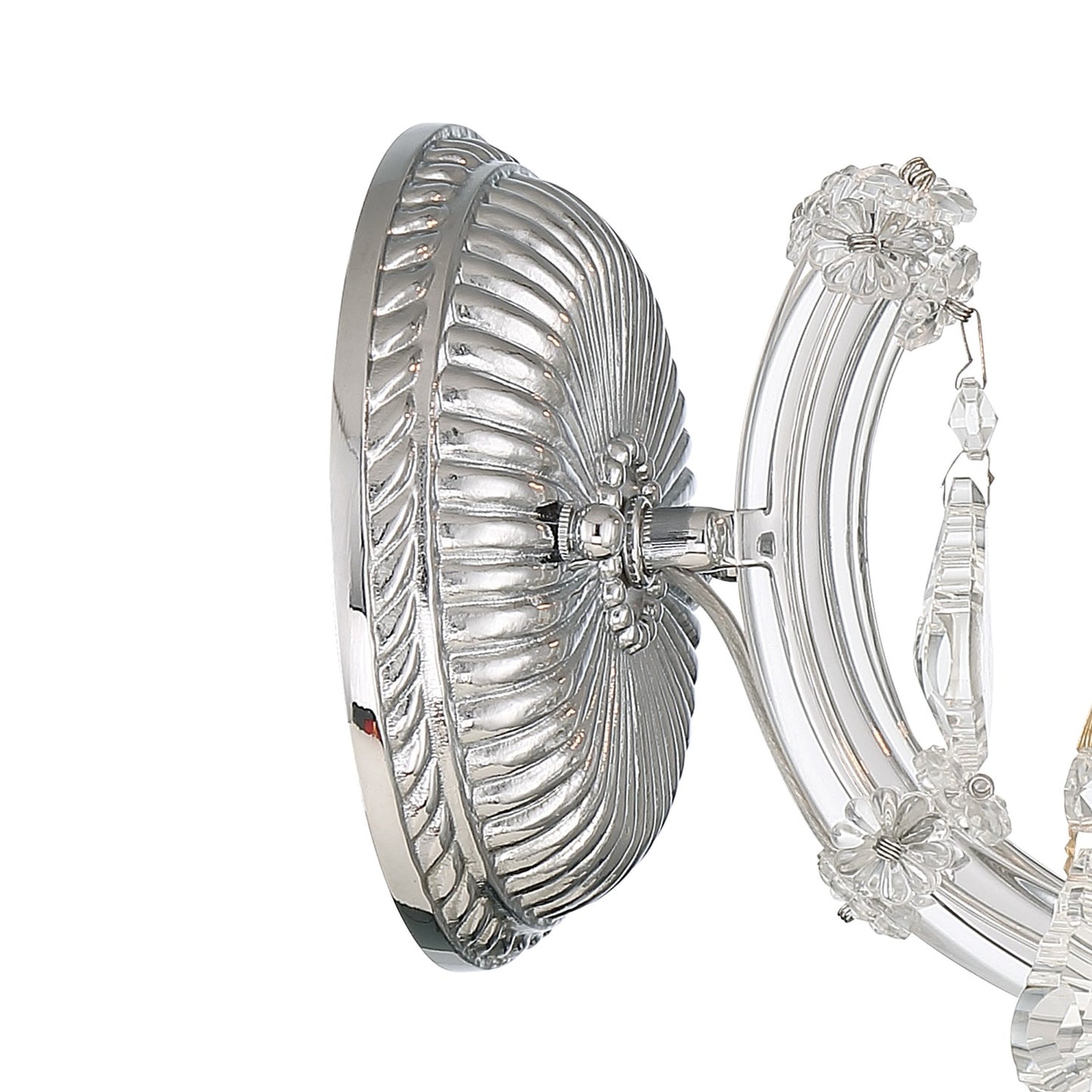 Crystorama 4471-CL-MWP Maria Theresa 1 Light Hand Cut Crystal Wall Mount - Parent