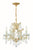 Crystorama 4474-CL-I Maria Theresa 4 Light Clear Italian Crystal Mini Chandelier