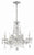 Crystorama 4476-CL-MWP Maria Theresa 5 Light Hand Cut Crystal Mini Chandelier - Parent