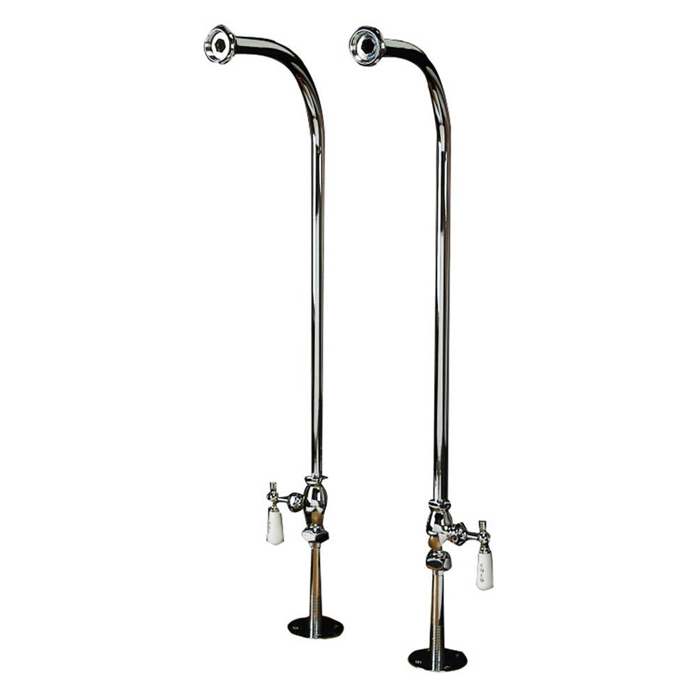 Barclay 4502-PL  Free Standing Bath Supplies With Stops Porc Holders - Parent