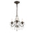 Crystorama 4534-EB-CL-MWP Paris Market 3 Light Mini Chandelier - English Bronze