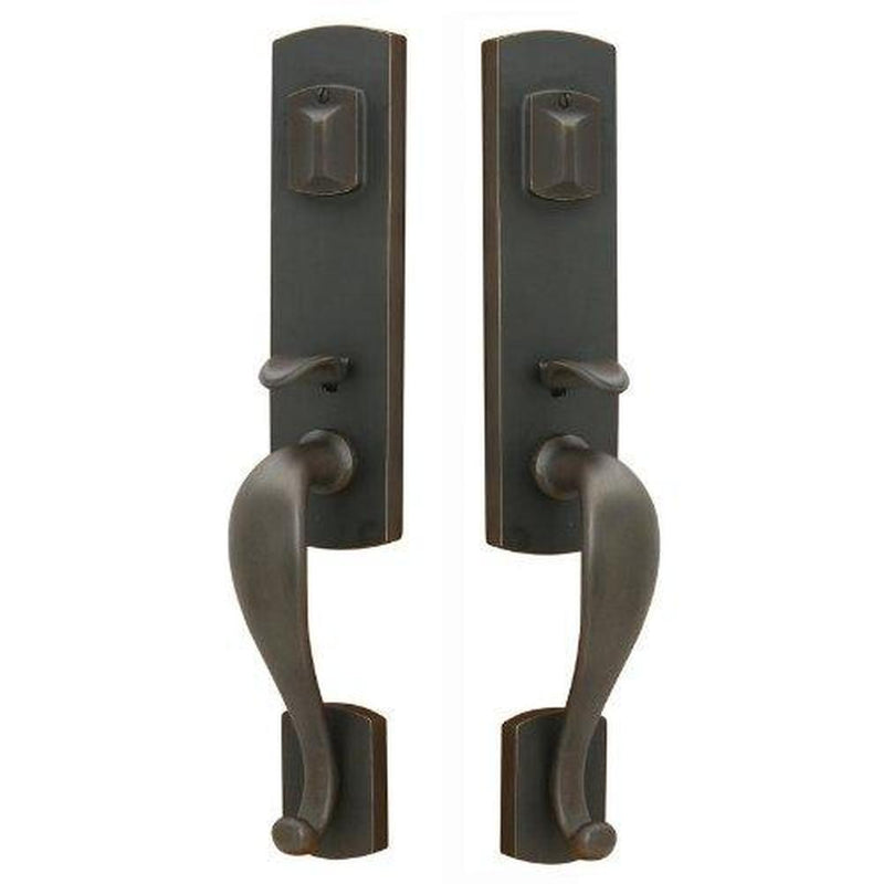 Emtek 453828 Logan Arch Mono. Grip by Grip , Single Cyl. - Parent