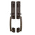Emtek 453828 Logan Arch Mono. Grip by Grip , Single Cyl.