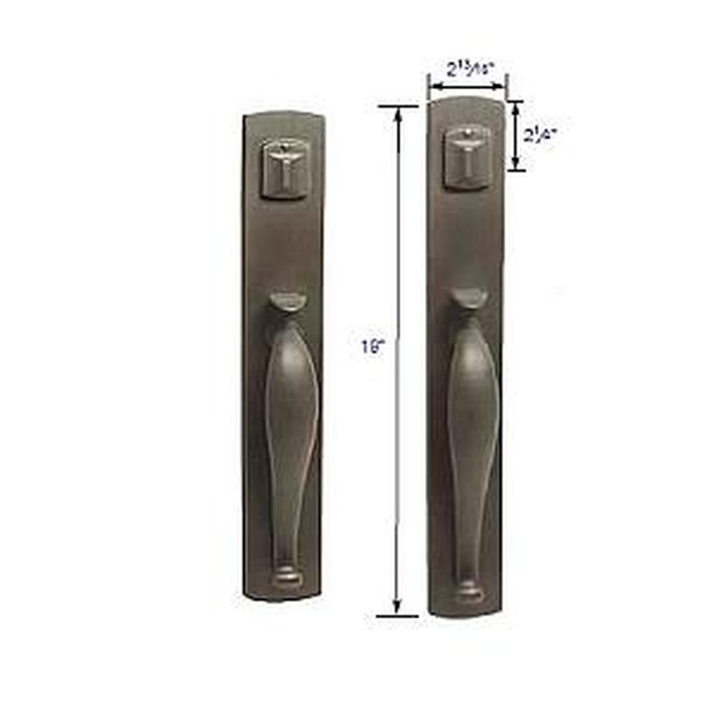 Emtek 453929 Brighton Arch Full Plt. Grip by Grip , Single Cyl. - Parent